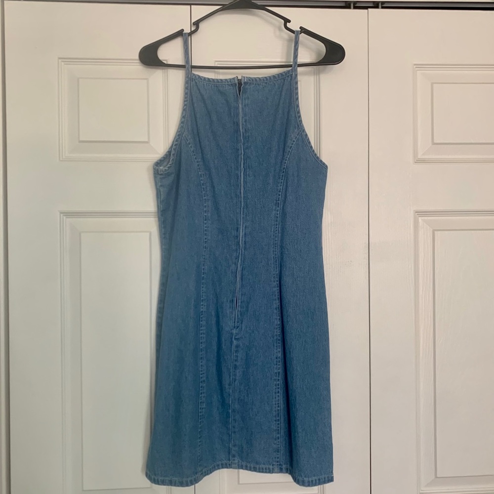 Vintage Denim Fitted Dress